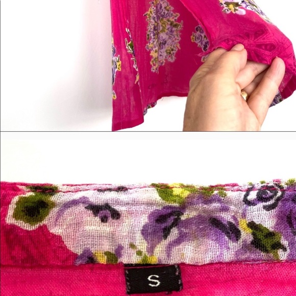 Cotton print tunic top - Picture 3 of 3